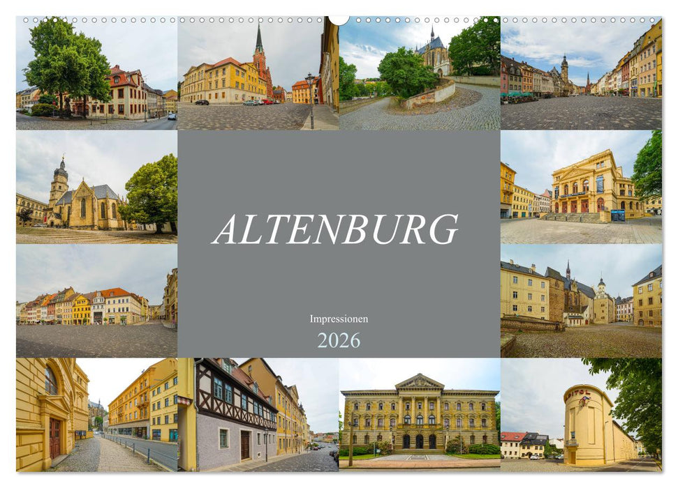 Altenburg Impressionen (CALVENDO Wandkalender 2026)