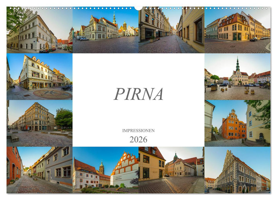 Pirna Impressionen (CALVENDO Wandkalender 2026)