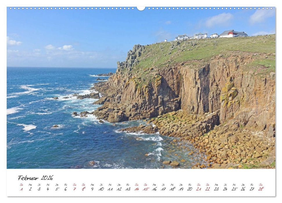 Cornwall. Der malerische Südwesten Englands (CALVENDO Wandkalender 2026)