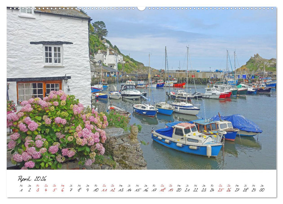 Cornwall. Der malerische Südwesten Englands (CALVENDO Wandkalender 2026)