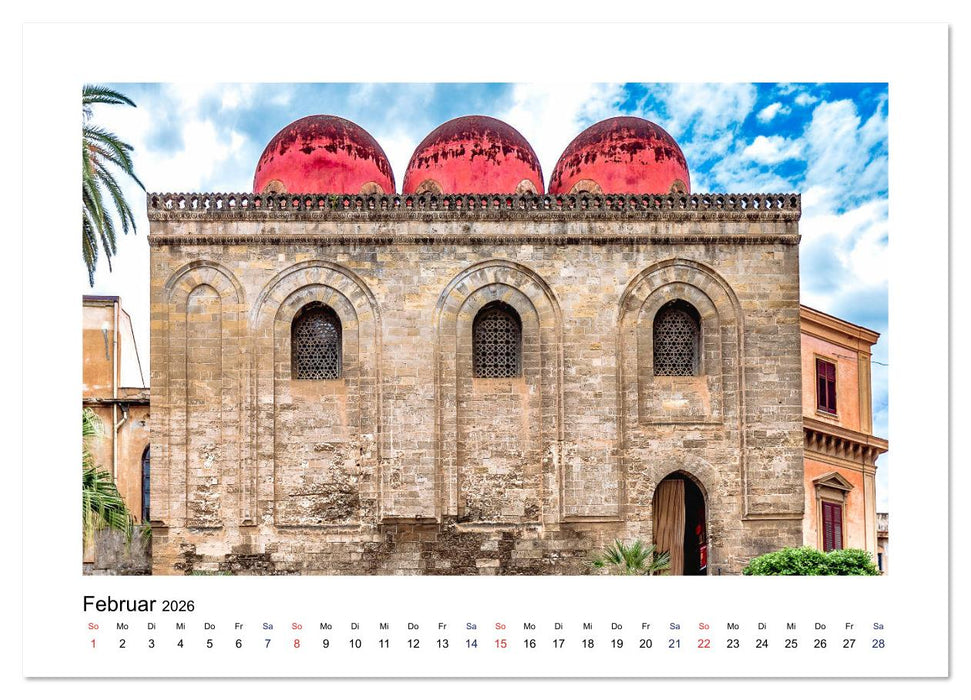 Sizilien - Von Palermo nach Syrakus (CALVENDO Wandkalender 2026)
