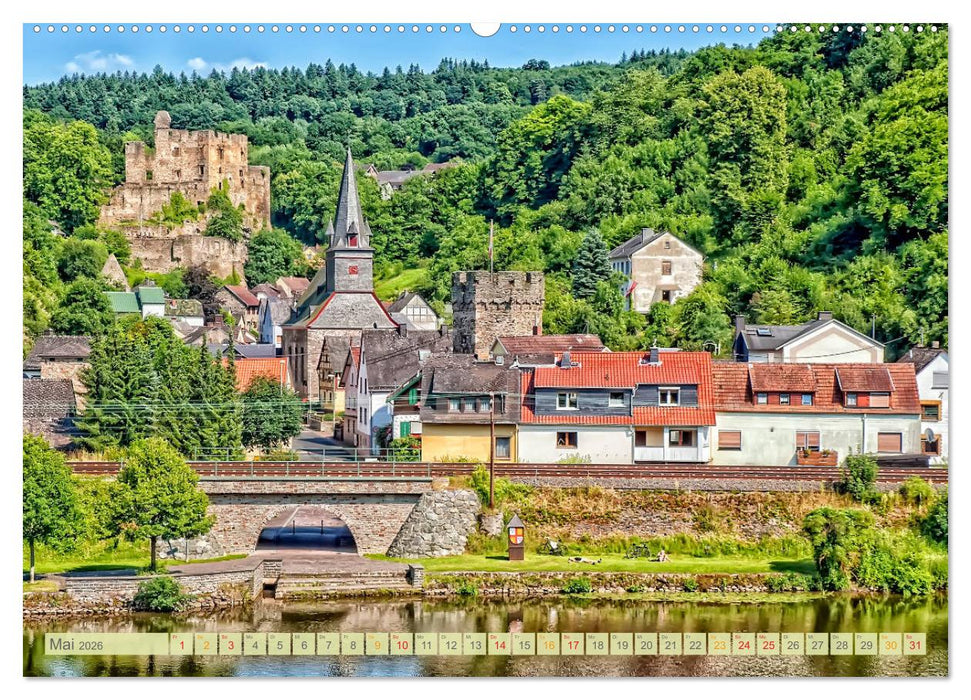Bezauberndes Lahntal (CALVENDO Wandkalender 2026)