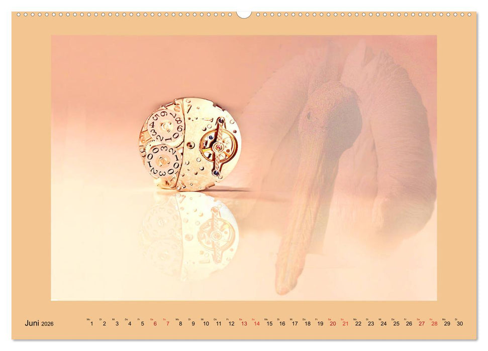 Uhr-Werk-Kunst (CALVENDO Wandkalender 2026)
