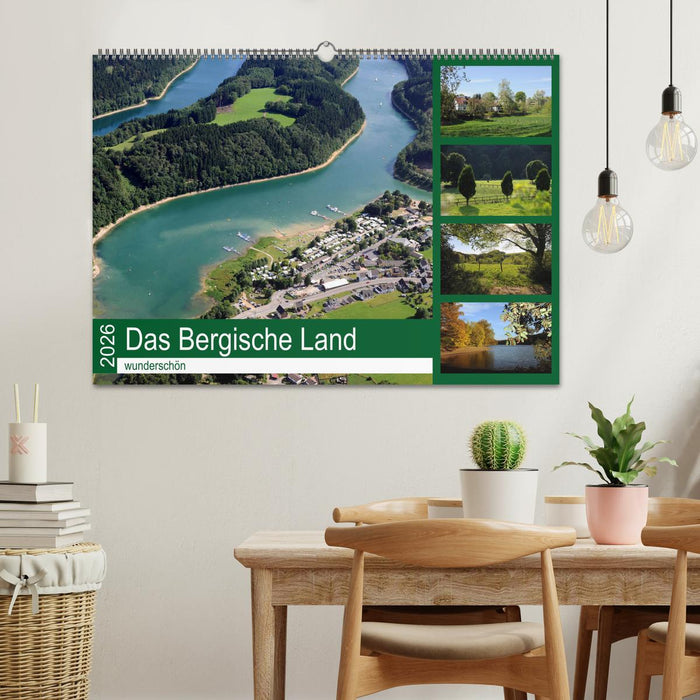 Das Bergische Land - wunderschön (CALVENDO Wandkalender 2026)