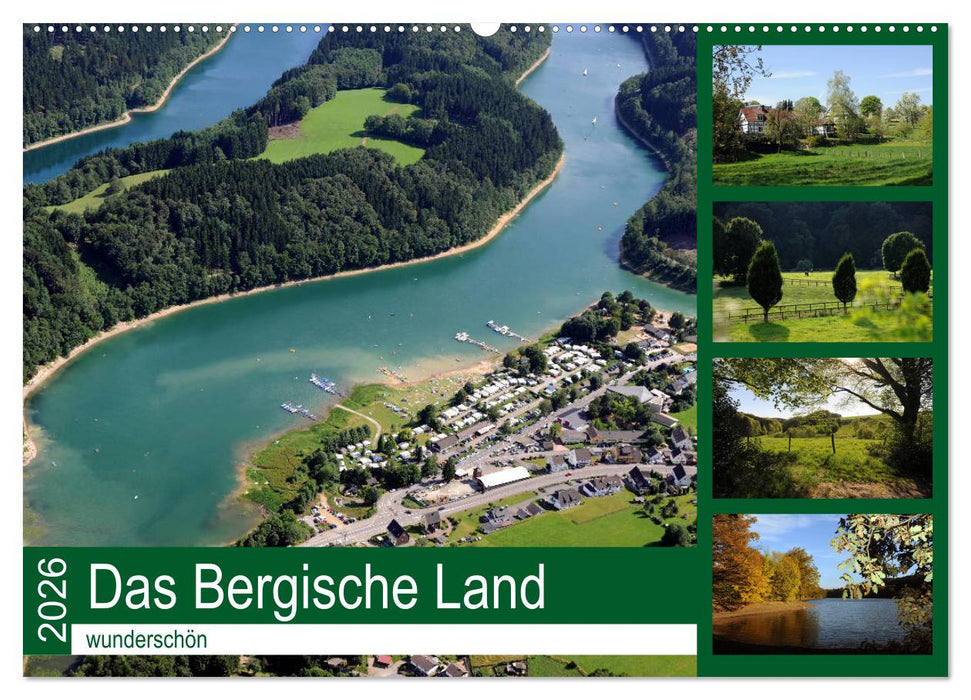 Das Bergische Land - wunderschön (CALVENDO Wandkalender 2026)