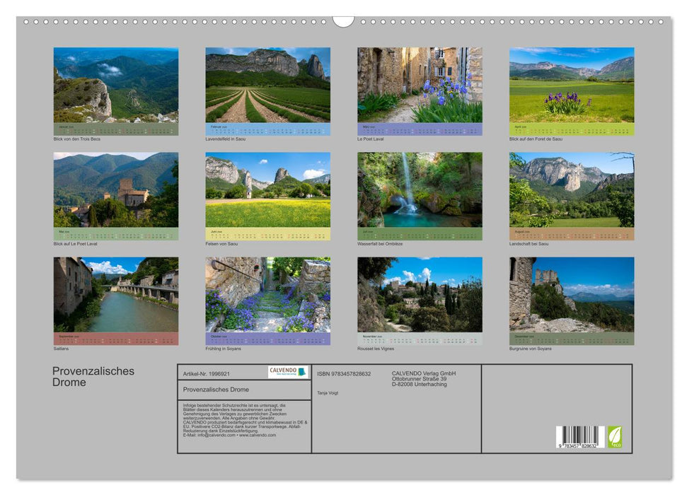 Provenzalisches Drome (CALVENDO Wandkalender 2026)