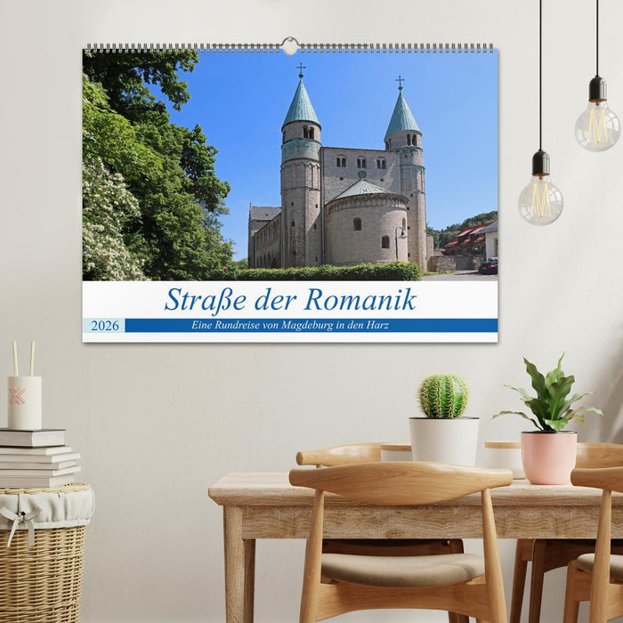 Straße der Romanik im Harz - eine Rundreise von Magdeburg in den Harz (CALVENDO Wandkalender 2026)