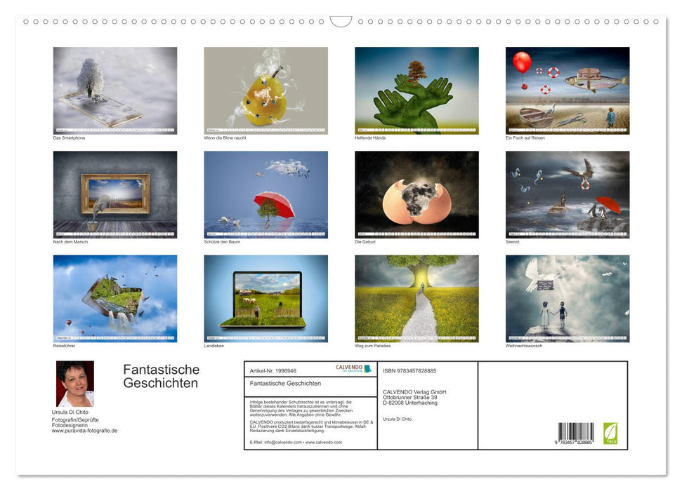 Fantastische Geschichten (CALVENDO Wandkalender 2026)