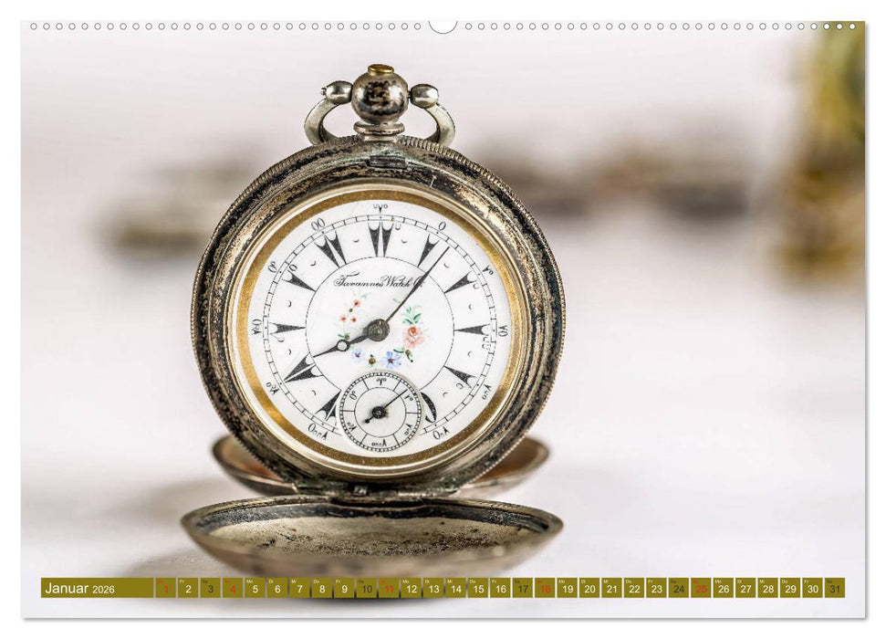 Taschenuhren (CALVENDO Wandkalender 2026)