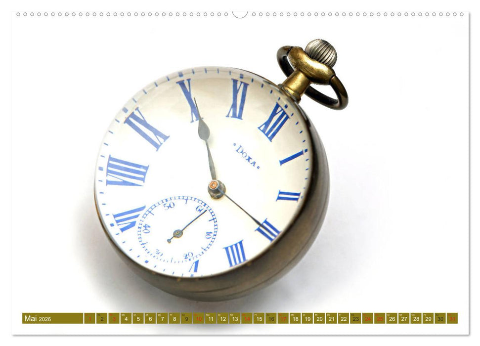 Taschenuhren (CALVENDO Wandkalender 2026)