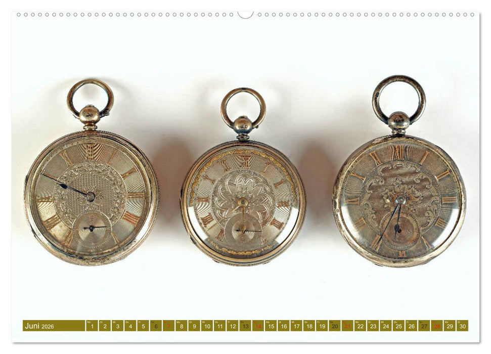 Taschenuhren (CALVENDO Wandkalender 2026)