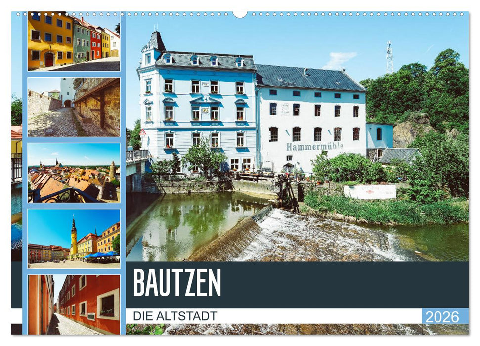 Bautzen Die Altstadt (CALVENDO Wandkalender 2026)