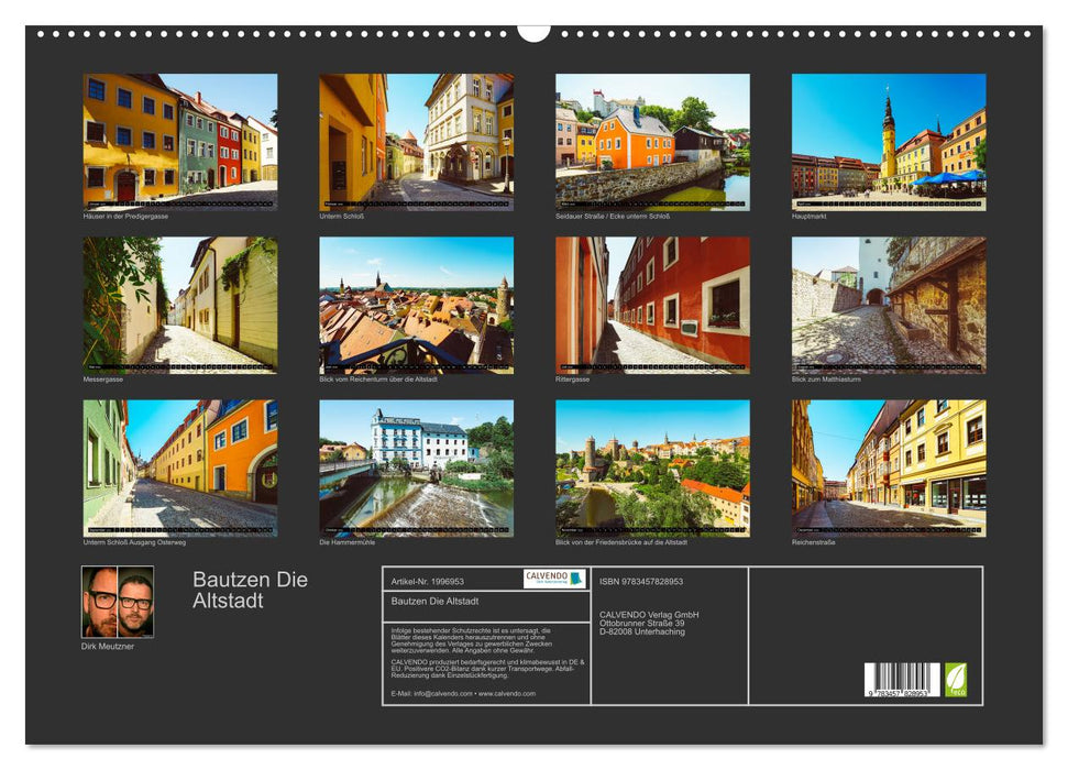 Bautzen Die Altstadt (CALVENDO Wandkalender 2026)