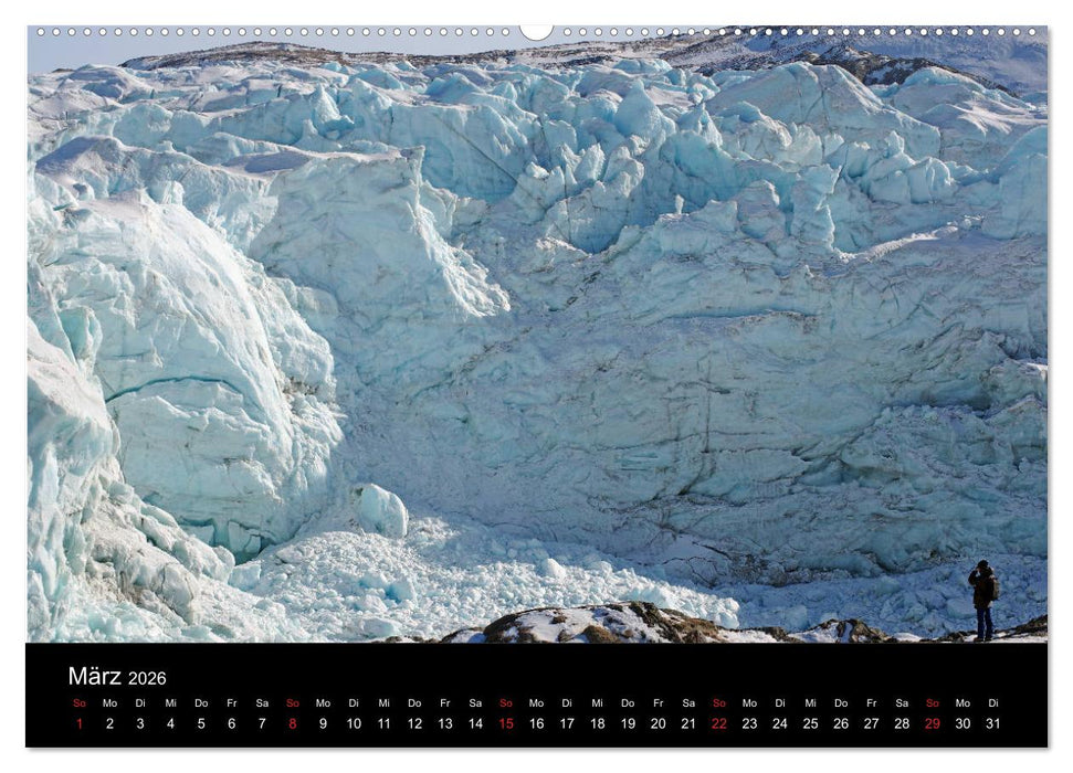 Grönland - Der wilde, weiße Westen (CALVENDO Wandkalender 2026)