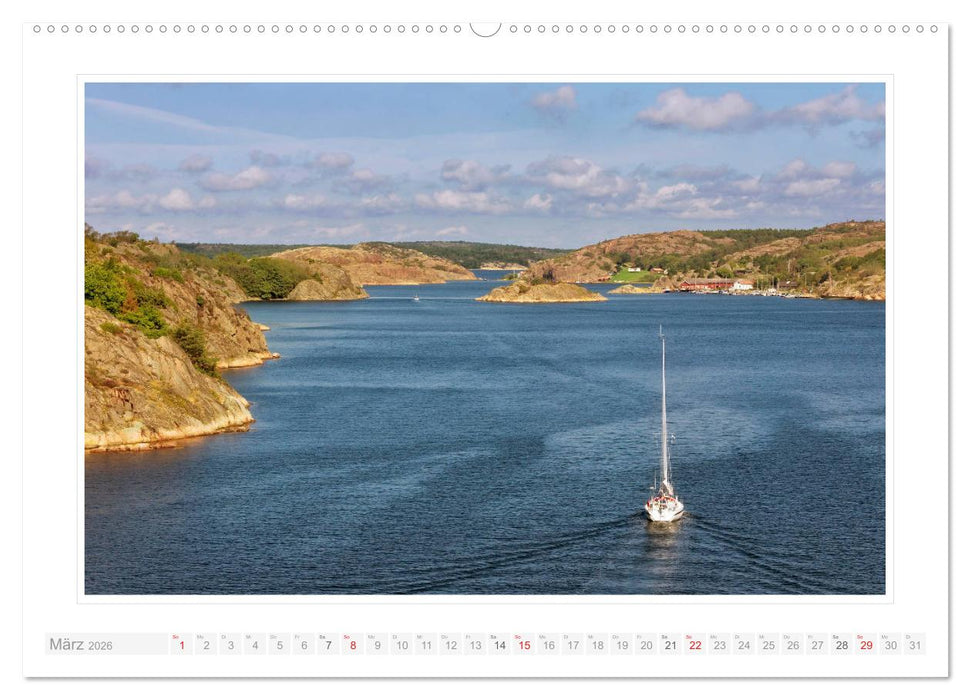 Bohuslän. Lysekil - Fiskebäckskil - Grundsund (CALVENDO Wandkalender 2026)