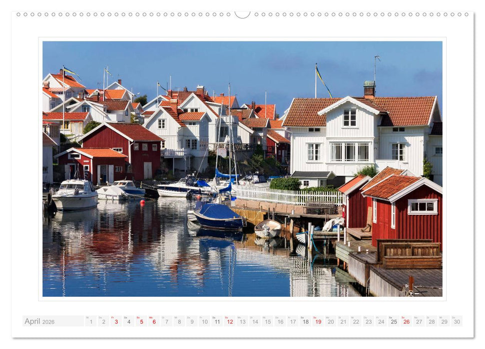 Bohuslän. Lysekil - Fiskebäckskil - Grundsund (CALVENDO Wandkalender 2026)