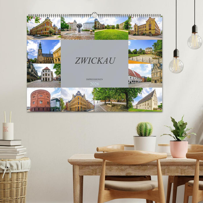 Zwickau Impressionen (CALVENDO Wandkalender 2026)