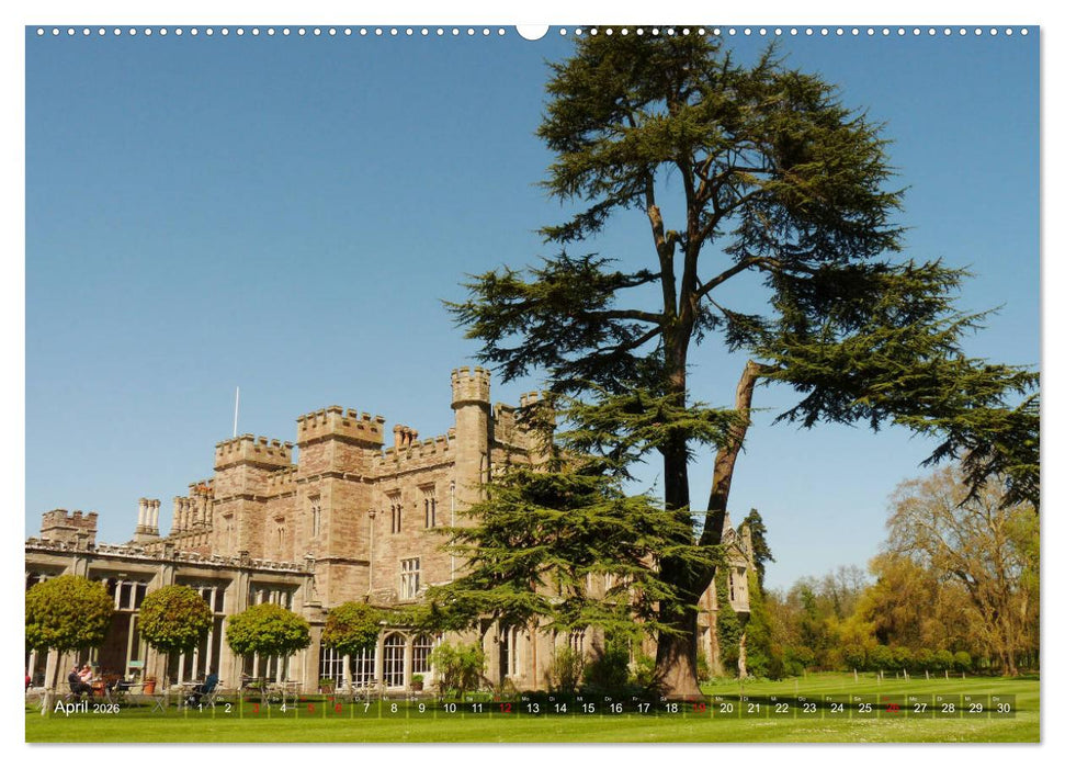 Schlösser und Gärten in England (CALVENDO Wandkalender 2026)