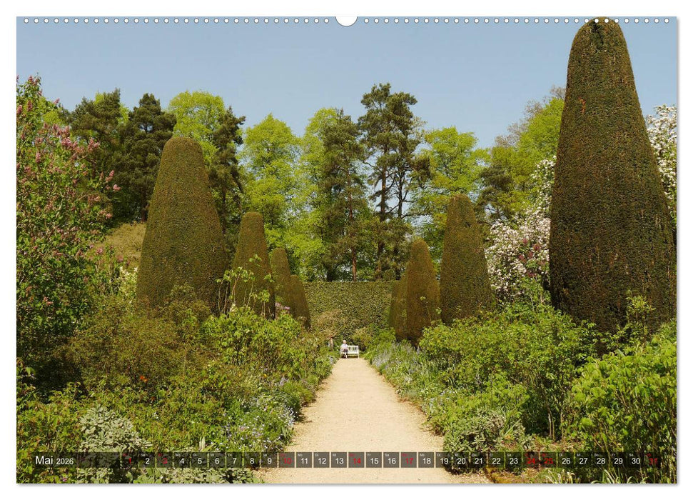 Schlösser und Gärten in England (CALVENDO Wandkalender 2026)