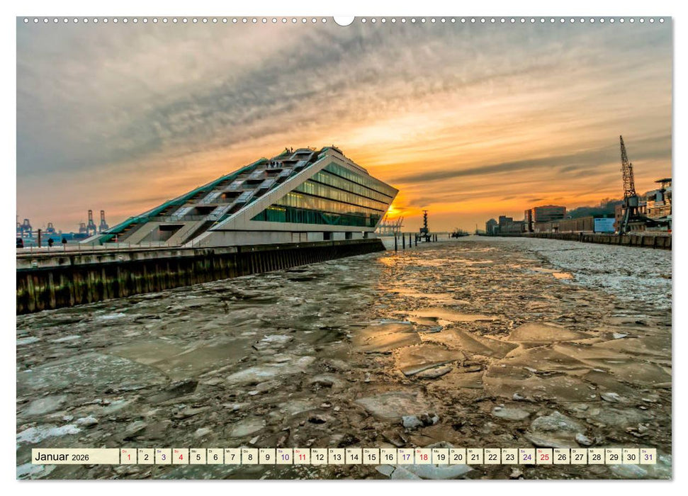 Hamburg - meine Stadt mit viel Herz (CALVENDO Wandkalender 2026)
