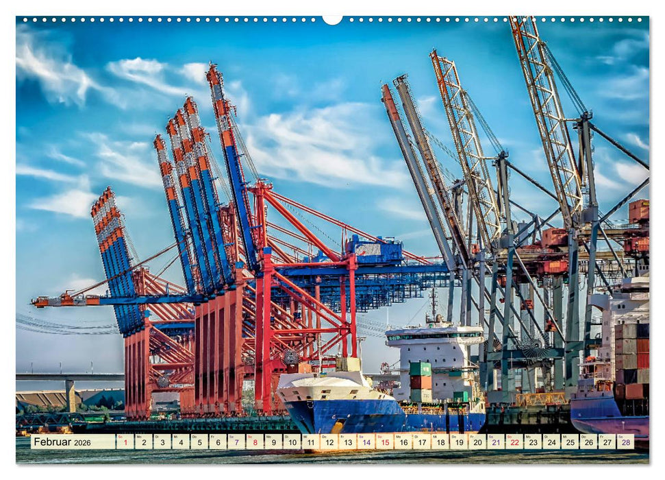 Hamburg - meine Stadt mit viel Herz (CALVENDO Wandkalender 2026)