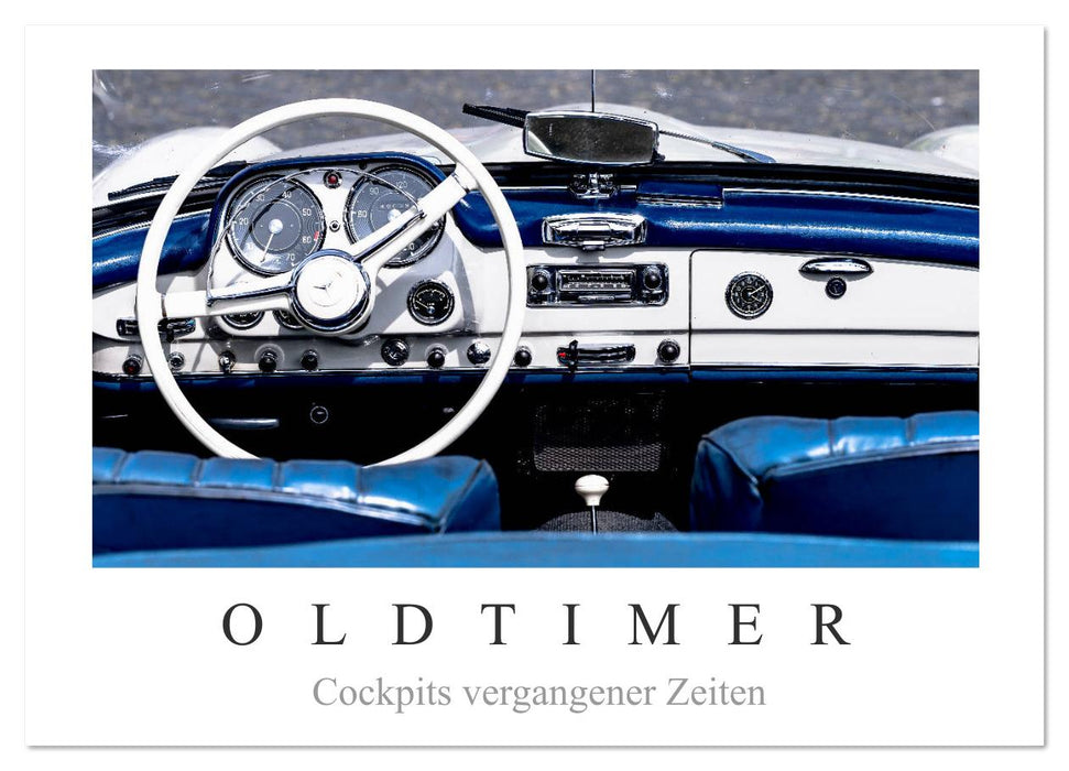 Oldtimer - Cockpits vergangener Zeiten (CALVENDO Wandkalender 2026)