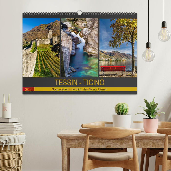 Tessin - Ticino (CALVENDO Wandkalender 2026)