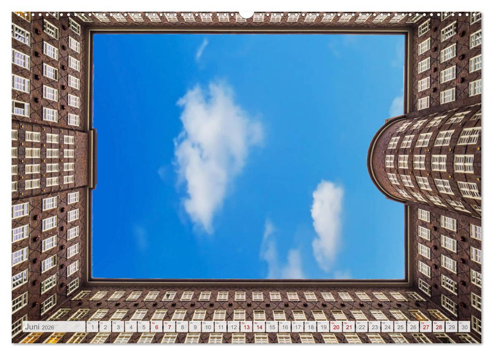 Hamburg. HafenCity, Kontorhausviertel und Speicherstadt. (CALVENDO Wandkalender 2026)