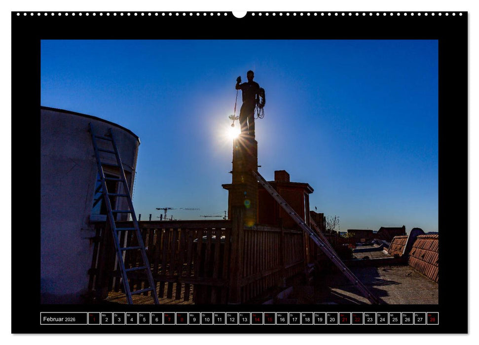 Schornsteinfeger über Berlin 2026 (CALVENDO Wandkalender 2026)