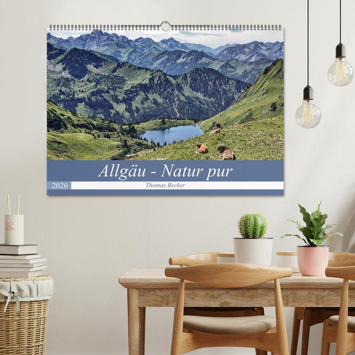 Allgäu - Natur pur (CALVENDO Wandkalender 2026)