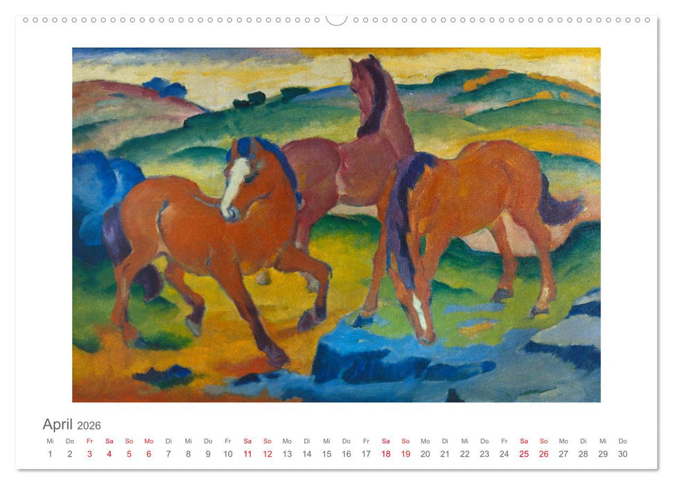 Franz Marc 2026 (CALVENDO Wandkalender 2026)