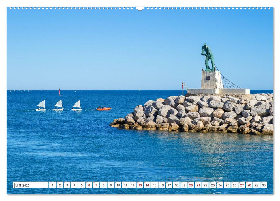 Montpellier - Escapades en ville et aux alentours (CALVENDO Calendrier mensuel 2026)