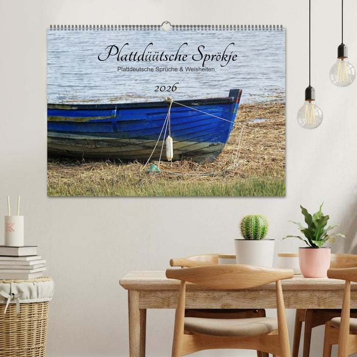 Plattdüütsche Sprökje 2026 (CALVENDO Wandkalender 2026)