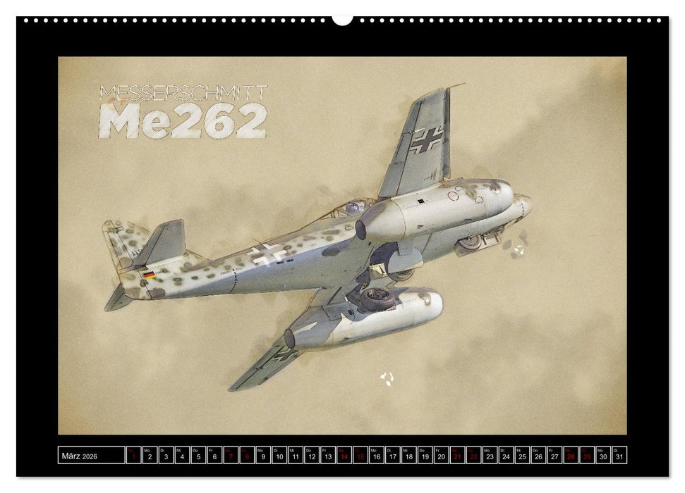 Aero Action Art - Luftfahrt Kunst (CALVENDO Wandkalender 2026)