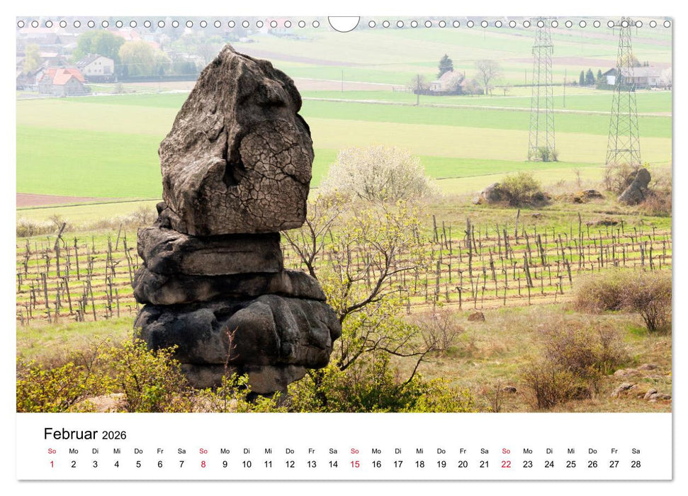 Granitwelten im Waldviertel (CALVENDO Wandkalender 2026)