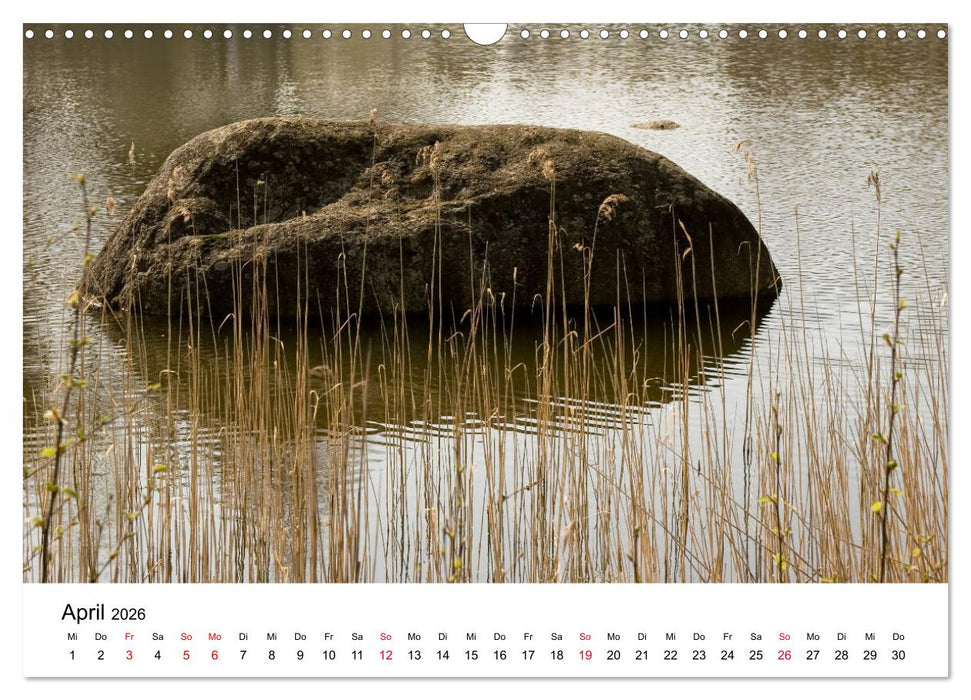 Granitwelten im Waldviertel (CALVENDO Wandkalender 2026)