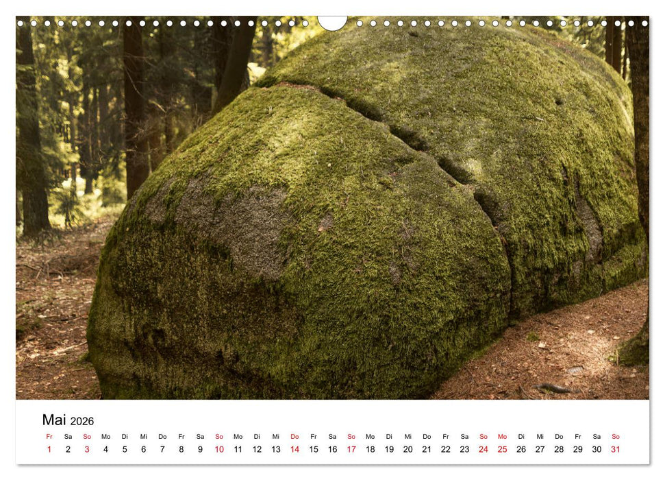 Granitwelten im Waldviertel (CALVENDO Wandkalender 2026)