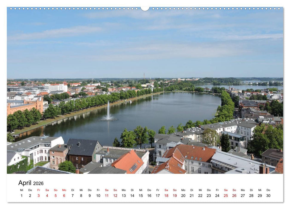 Schwerin - Landeshauptstadt von Mecklenburg-Vorpommern (CALVENDO Wandkalender 2026)