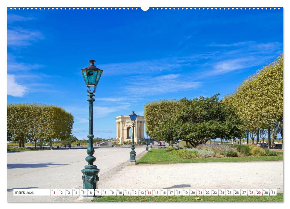 Montpellier - Escapades en ville et aux alentours (CALVENDO Calendrier supérieur 2026)