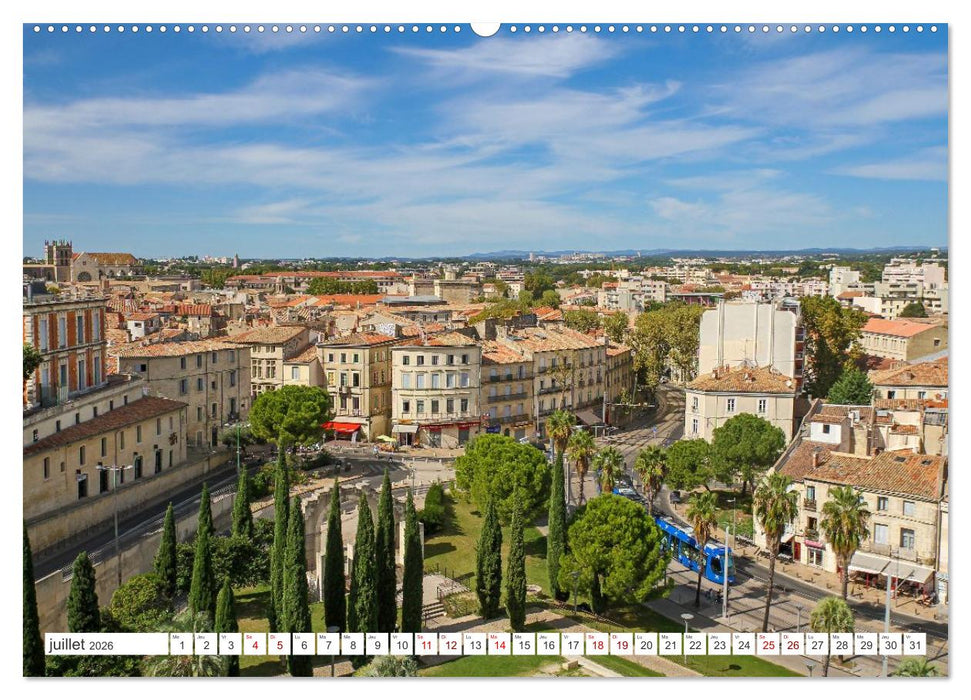 Montpellier - Escapades en ville et aux alentours (CALVENDO Calendrier supérieur 2026)