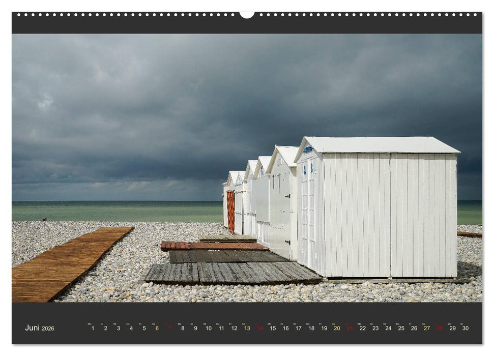 Normandie - Raue Küste und malerische Hafenstädte (CALVENDO Wandkalender 2026)