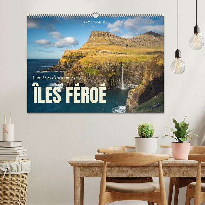 Lumières d'automne aux îles Féroé (CALVENDO Calendrier mensuel 2026)