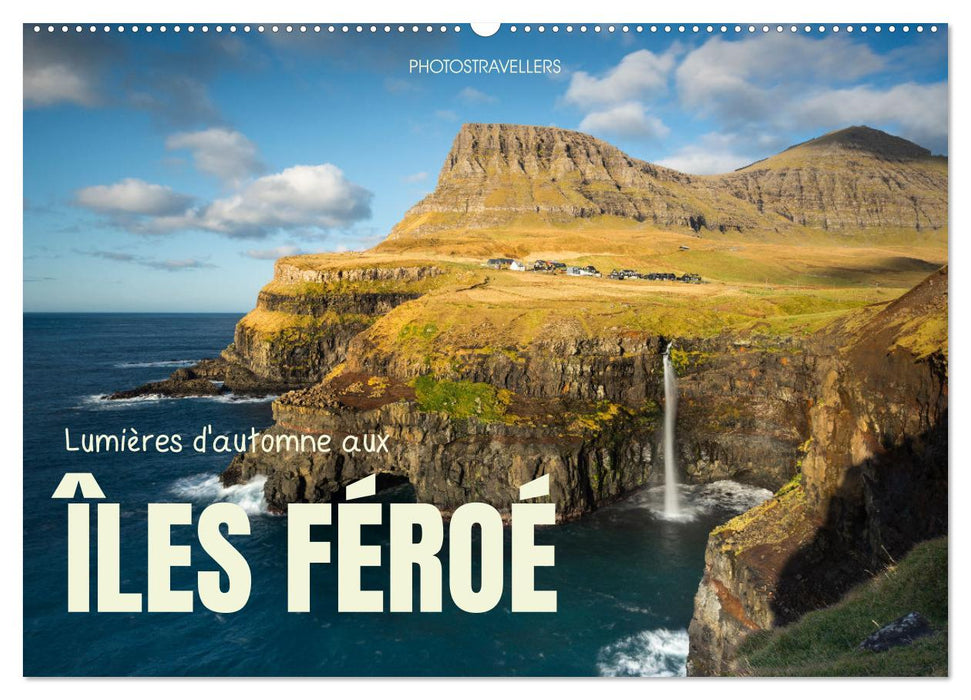 Lumières d'automne aux îles Féroé (CALVENDO Calendrier mensuel 2026)