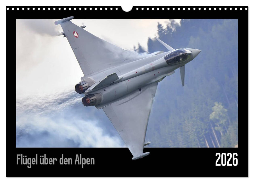 Flügel über den Alpen (CALVENDO Wandkalender 2026)