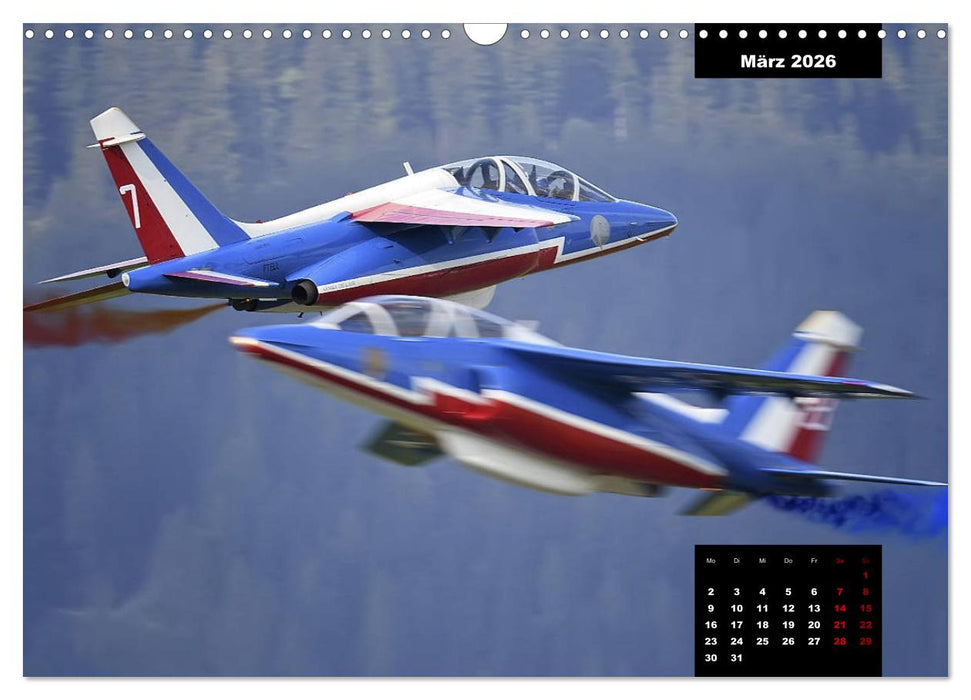 Flügel über den Alpen (CALVENDO Wandkalender 2026)