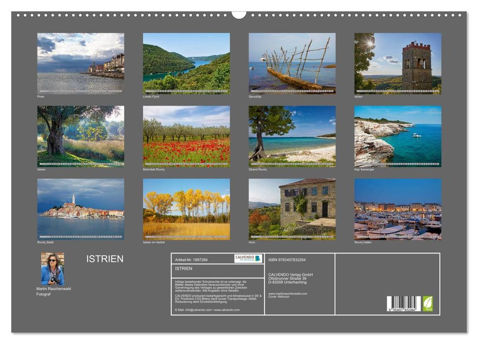 ISTRIEN (CALVENDO Wandkalender 2026)