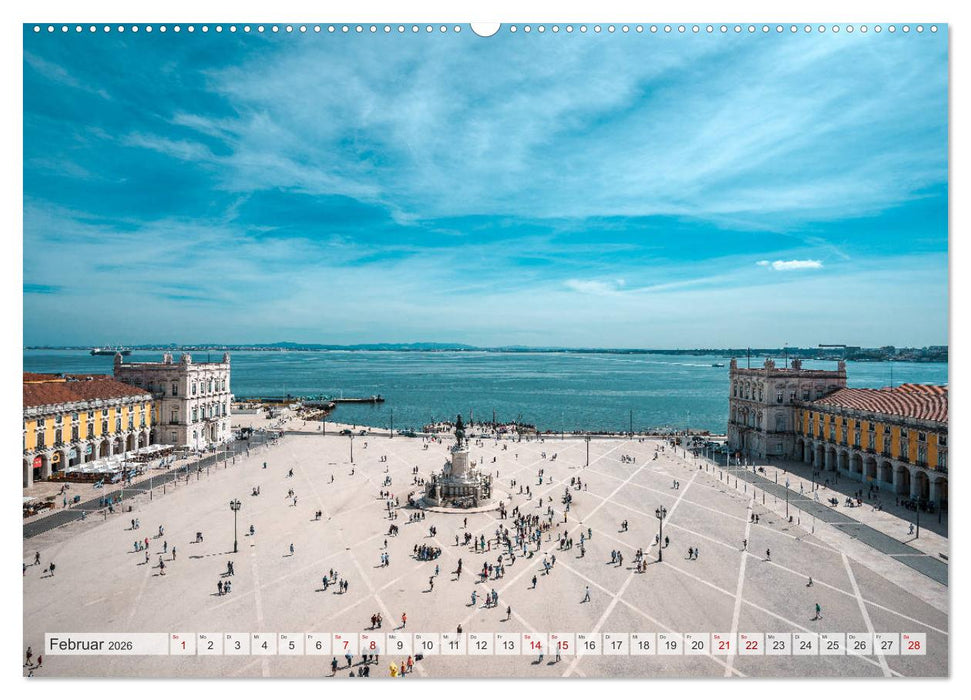 Lissabon Stadtansichten (CALVENDO Wandkalender 2026)