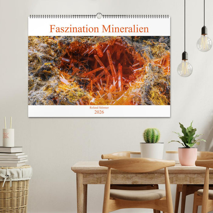 Faszination Mineralien (CALVENDO Wandkalender 2026)