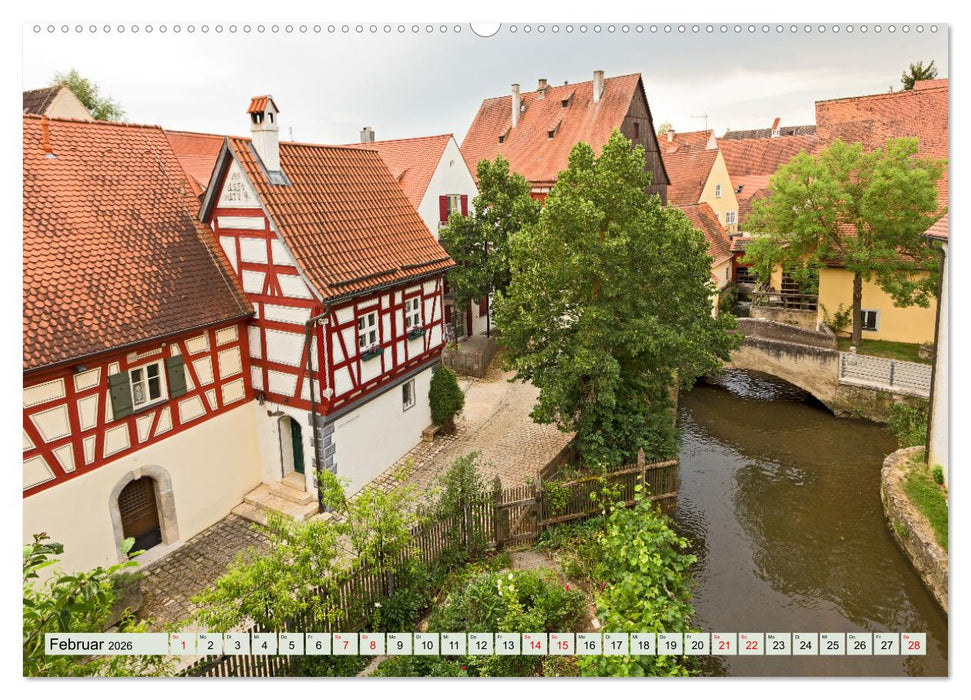 NÖRDLINGEN - Leben im Meteoritenkrater (CALVENDO Wandkalender 2026)