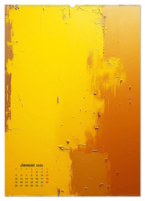 Rakel Kunst - Eine Form der künstlerischen Technik (CALVENDO Wandkalender 2026)